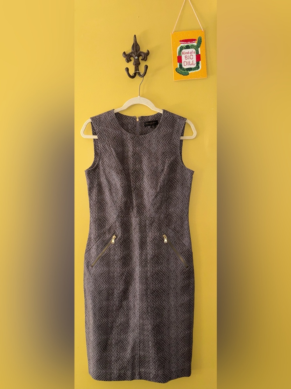 Donna Karan Snakeprint Sheath Dress
